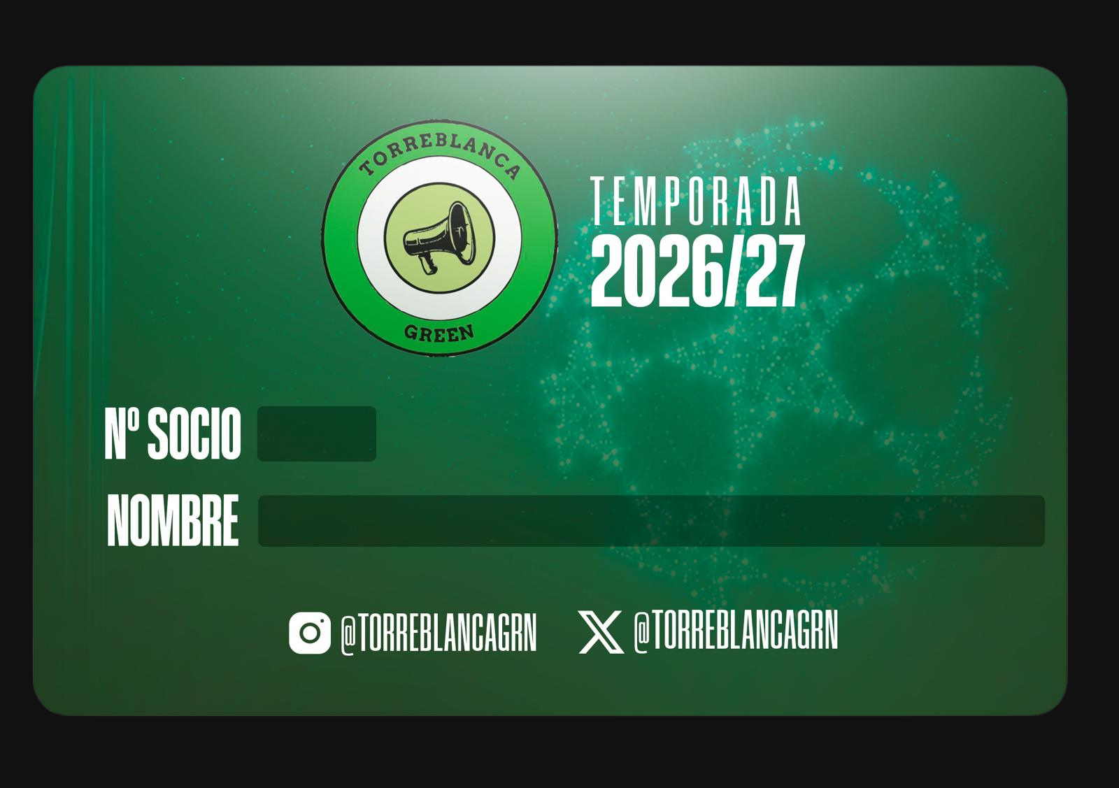 Carnet de Socio - Dorso